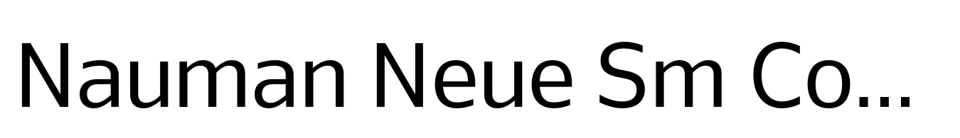 Nauman Neue Sm Condensed Regular